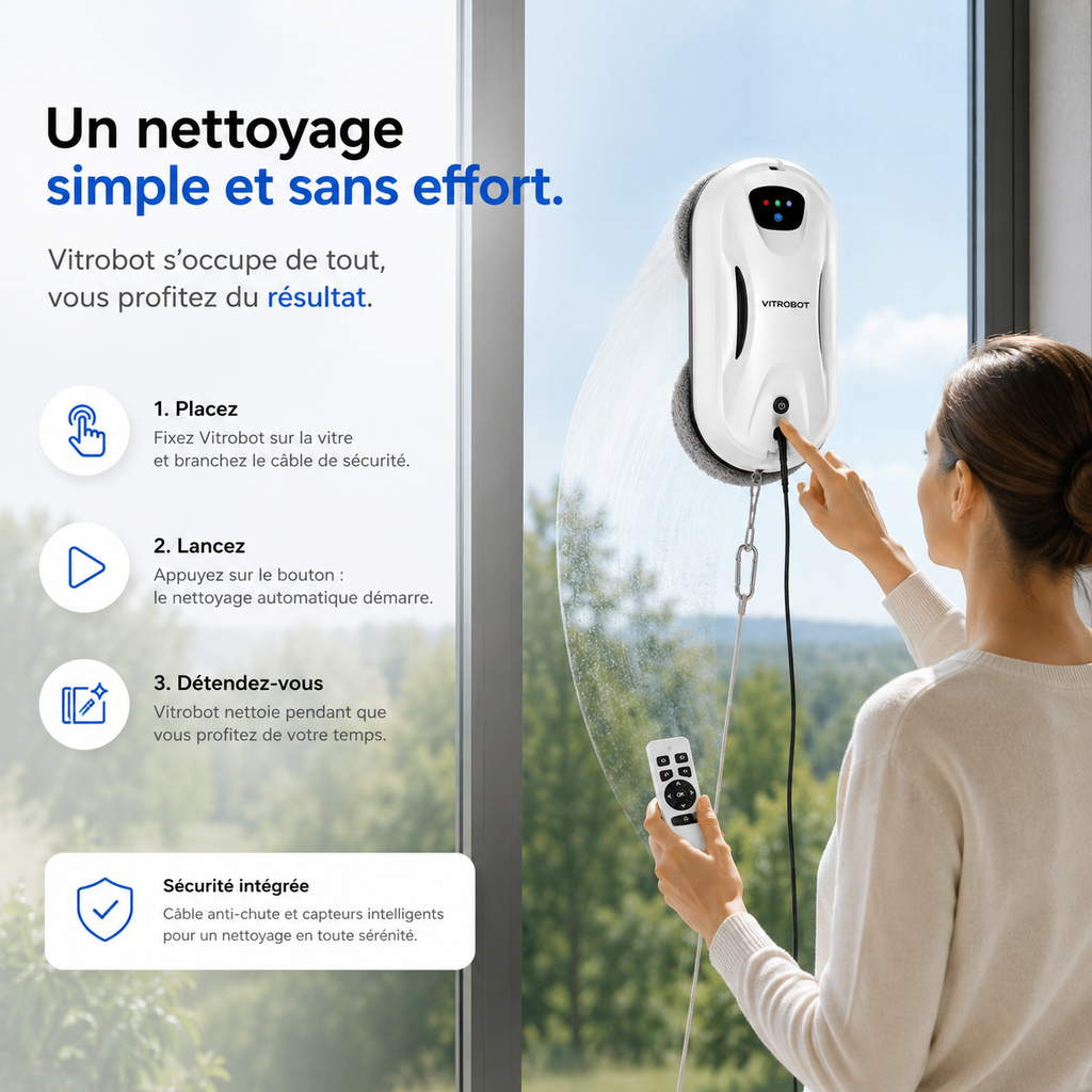Vitrobot™ | Robot Lave-Vitres Intelligent