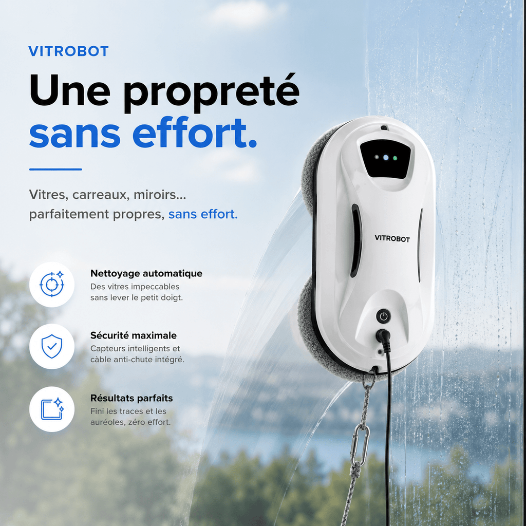 Vitrobot™ | Robot Lave-Vitres Intelligent - VITROBOT